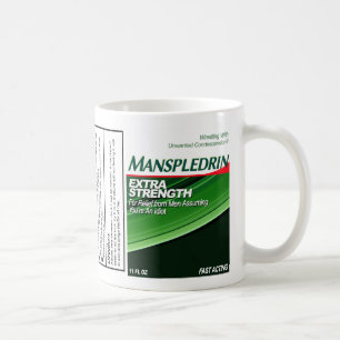 Manspledrin Mug Mansplaining Relief for Feminist