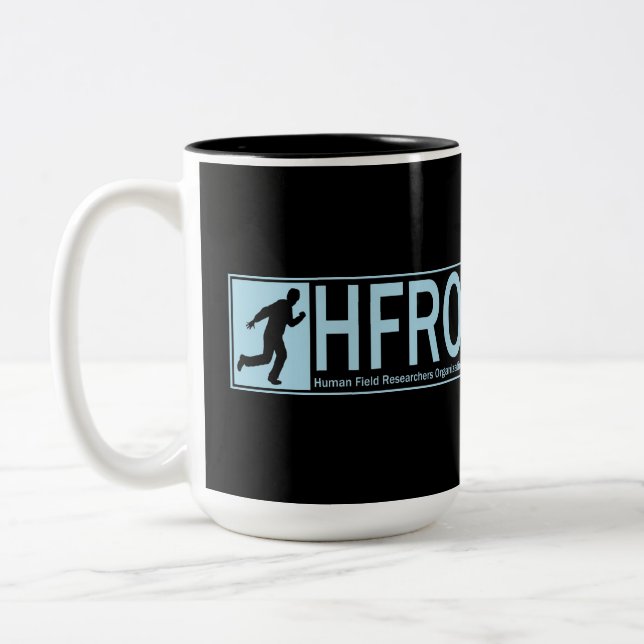 Mansquatch Two-Tone Coffee Mug (Left)