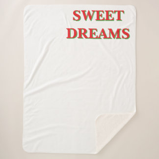 Manta Dulce Sueño Noche Tranquila Descanso Sherpa Blanket