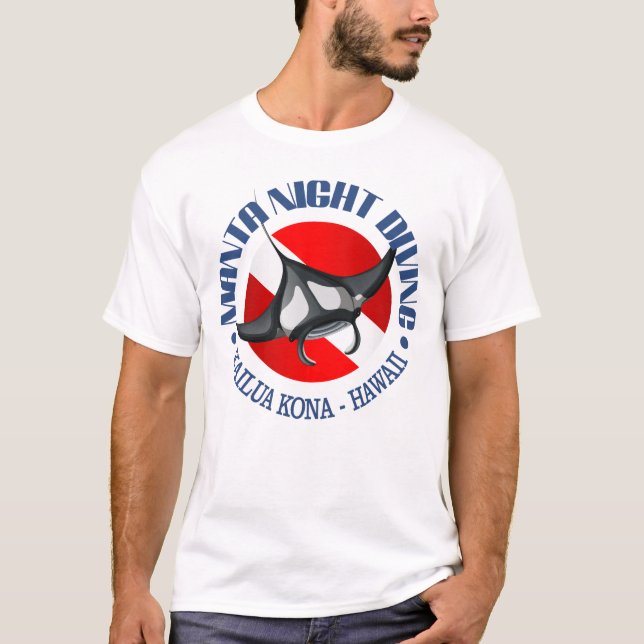 Manta Night Diving (Kailua Kona) T-Shirt (Front)