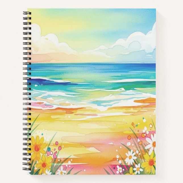 Manta playa de mi vida  notebook (Front)