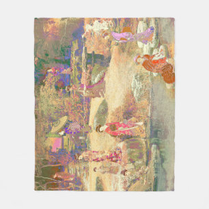 Manta Polar Japanese Garden II / Washed Edition Fleece Blanket