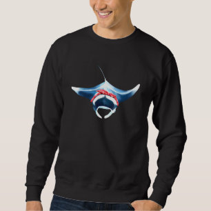 Manta Ray Clothes Bandanna Scuba Diver Manta Ray Sweatshirt