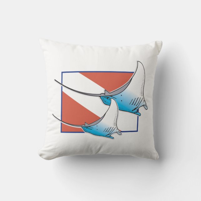 Manta Ray Cushion (Front)