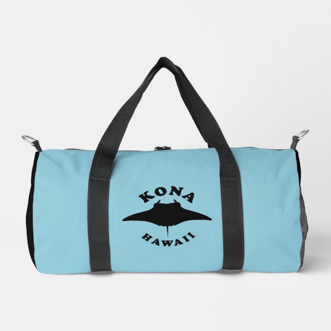 Manta Ray Diving in Kona, Hawaii Duffle Bag (Front)