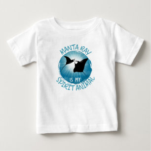 Manta Ray Is My Spirit Animal Baby T-Shirt