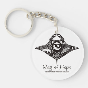 Manta Ray of Hope MMF Acrylic Keychain