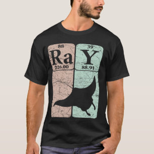 Manta Ray Periodic Table Elements Stingray T-Shirt