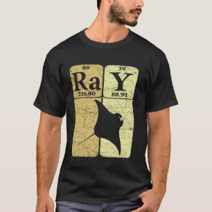 Manta Ray Periodic Table Elements Stingray T-Shirt
