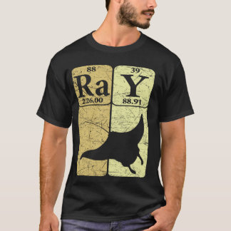 Manta Ray Periodic Table Elements Stingray T-Shirt
