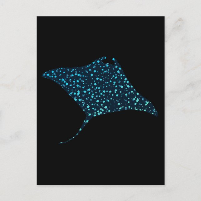 Manta Ray  Postcard (Front)