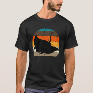 Manta Ray Retro Vintage Stingray Fish Ocean Biolog T-Shirt
