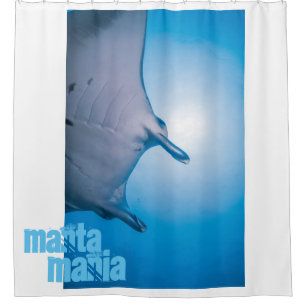 Manta ray shower curtain