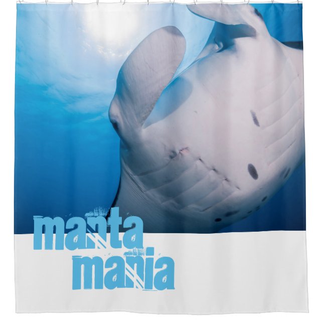 Manta ray shower curtain (Front)