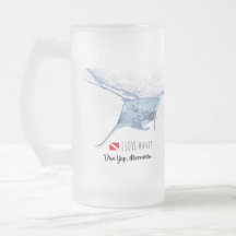 Manta ray silhouette