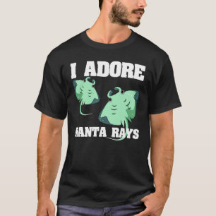 Manta Ray Stingray Fish Ocean Biologist Mantas T-Shirt