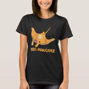 Manta Ray Stingray Fish Pancake Cake Ocean Biologi T-Shirt