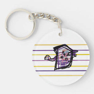 Manta ray summer joy key ring