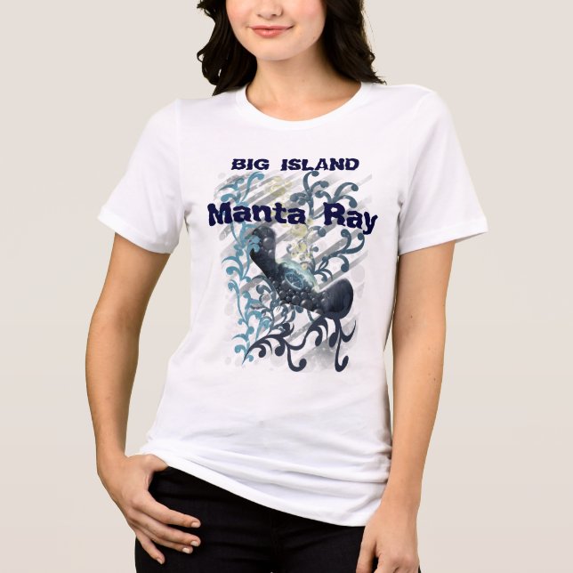 Manta Ray Tri-Blend Shirt (Front)