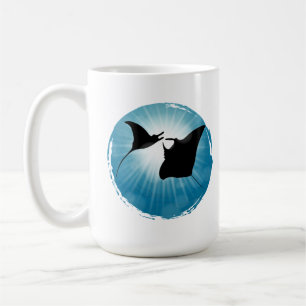 Manta Ray Underwater Aquatic Life Coffee Mug