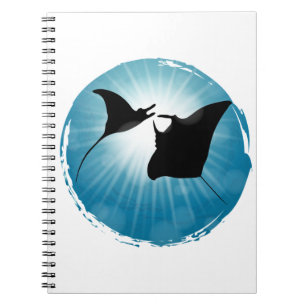 Manta Ray Underwater Aquatic Life Notebook