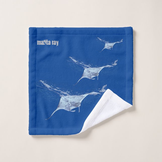 Manta ray wash cloth (Wash Cloth)