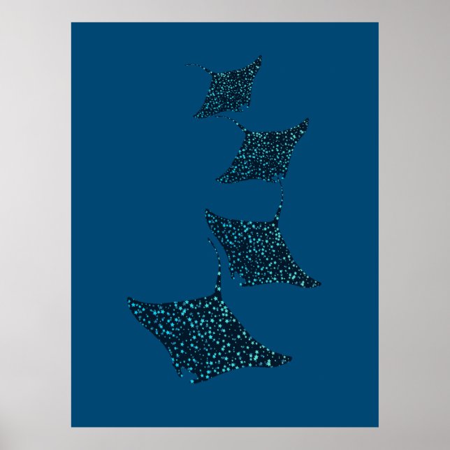 Manta Rays Poster (Front)