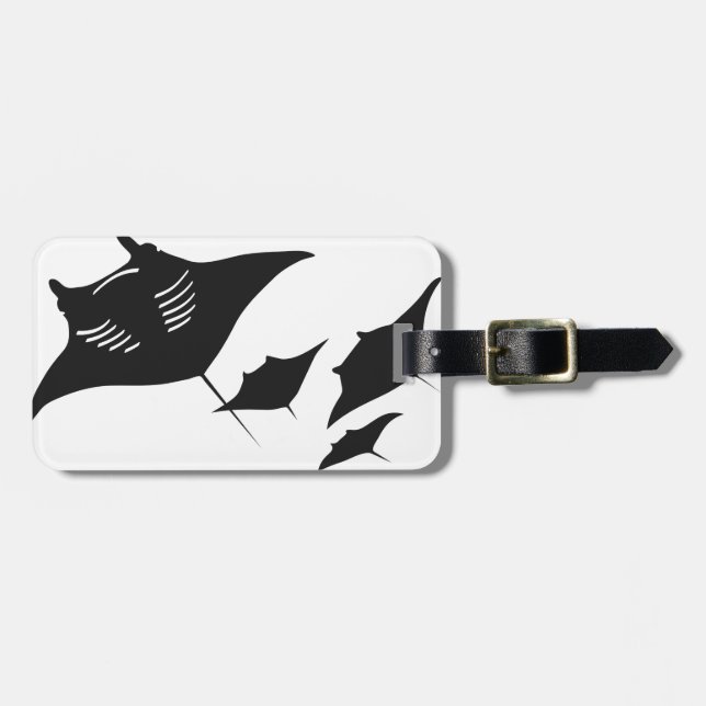 Mantarochen Manta ray Scuba diving diving Luggage Tag (Front Horizontal)