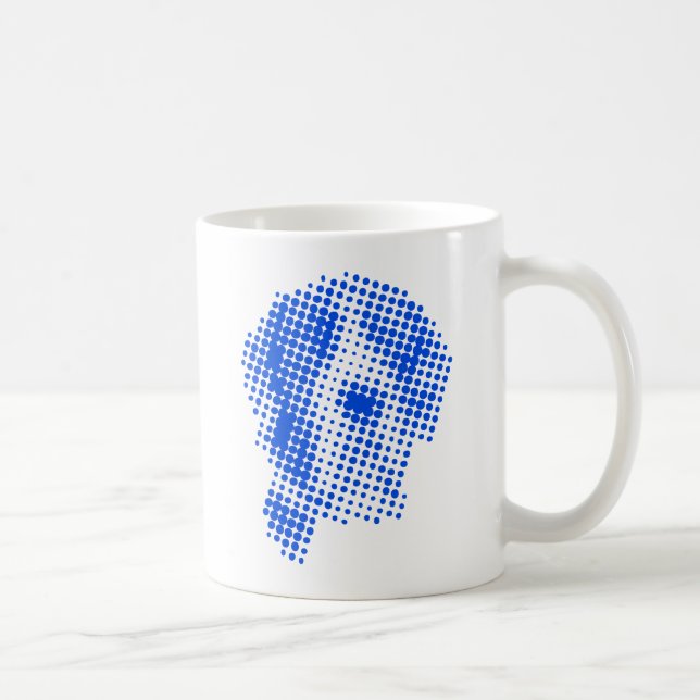 Manteldogge abstract coffee mug (Right)