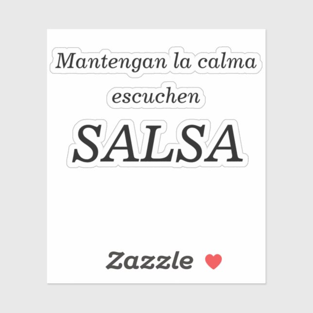 Mantengan la calma (Sheet)