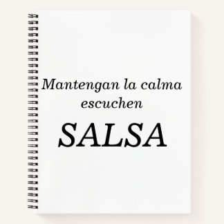 mantengan la calma notebook