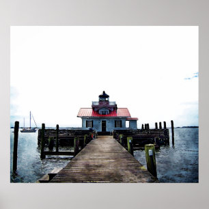 Manteo Lighthouse Poster