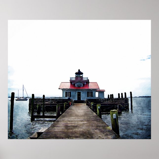 Manteo Lighthouse Poster (Front)