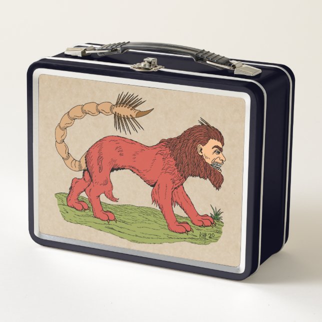 Manticore Metal Lunch Box (Front)