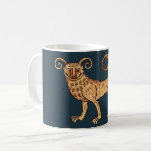 Manticore on Blue Coffee Mug