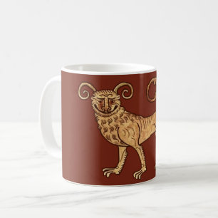 Manticore on Red Coffee Mug