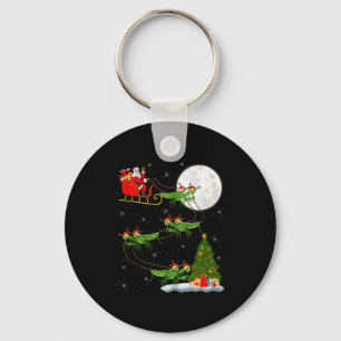 Mantis Insect Santa Sleigh Flying Funny Magical Ch Key Ring