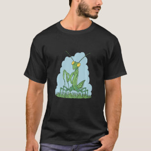 Mantis insect with powerful front legs Mantises cr T-Shirt