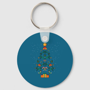 Mantis Praying Mantis Insect Christmas Tree Xmas L Key Ring
