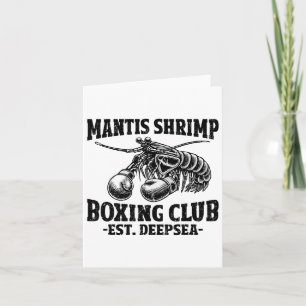 Mantis Shrimp Boxing Pea Mantis Shrimp  Card