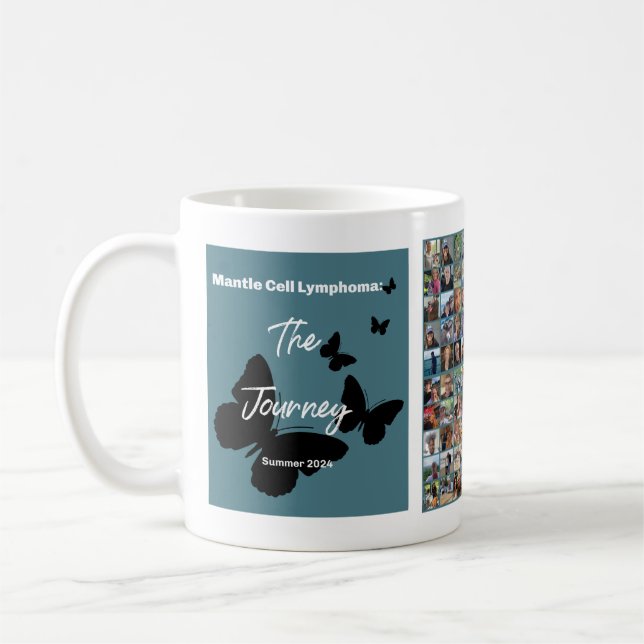 Mantle Cell Lymphoma: The Journey - Summer 2024 Co Coffee Mug (Left)