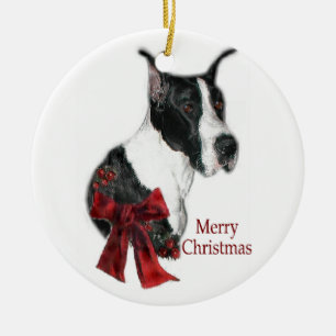Mantle Great Dane Christmas Gifts Ornament