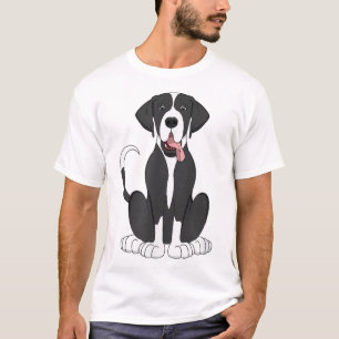 Mantle Great Dane For Men Women Kids Dog Lover Gif T-Shirt