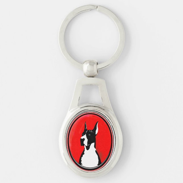 Mantle Great Dane Keychain (Front)