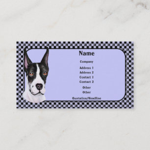 Mantle Pup Great Dane Business Card
