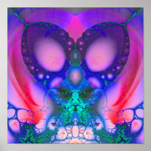 Mantoid Breath Var 1 (12 by 12) Art Print Poster