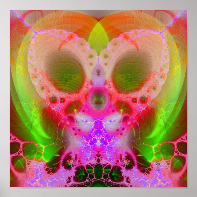 Mantoid Breath Var 2 (12 by 12) Art Print Poster (Front)