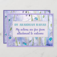 Mantra and Affirmation Meditation Card