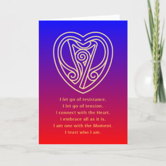 MANTRA OF THE MOMENT - GREETING CARD