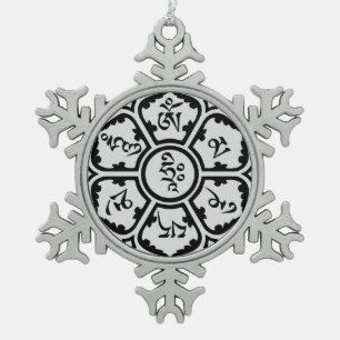 Mantra Snow Flake Ornament